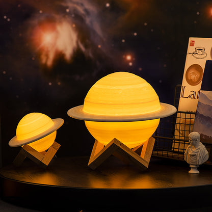 16-Color Saturn Lamp with Remote – 3 Sizes