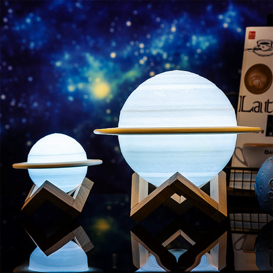 16-Color Saturn Lamp with Remote – 3 Sizes
