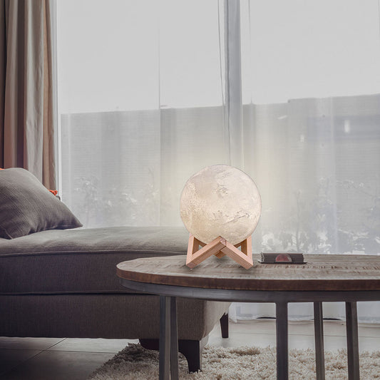 16-Color Mars Lamp with Remote – 7 Sizes