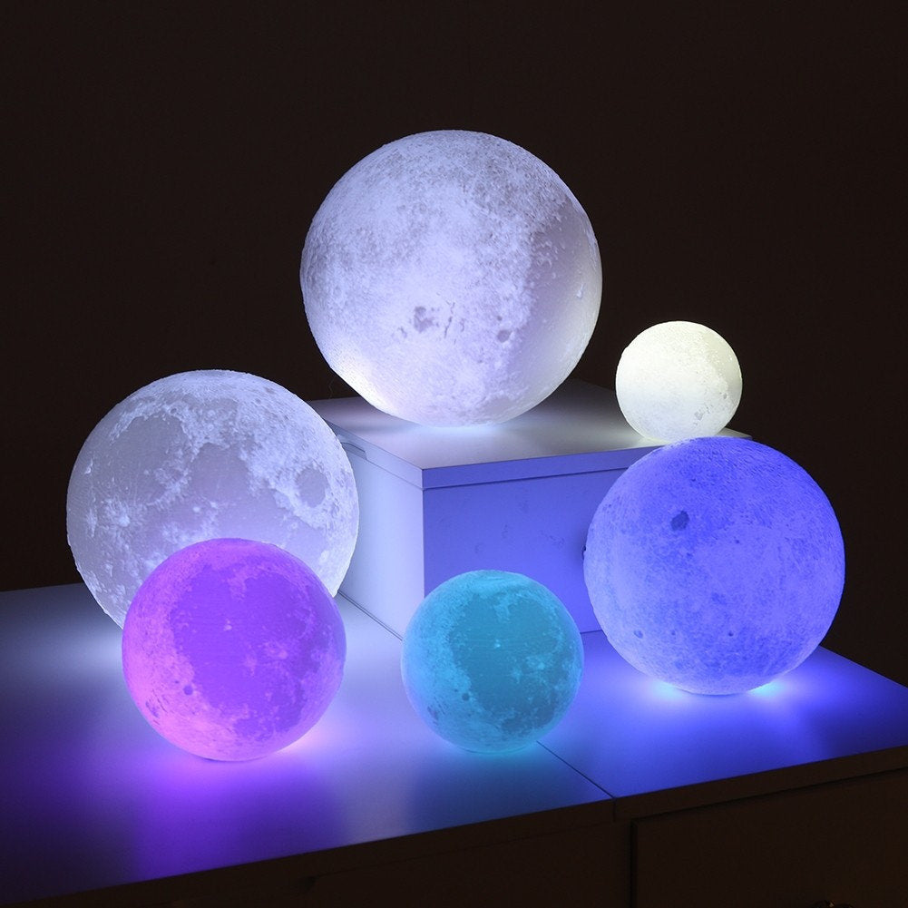 16-Color Moon Lamp with Remote Control – Mood Lighting Night Light