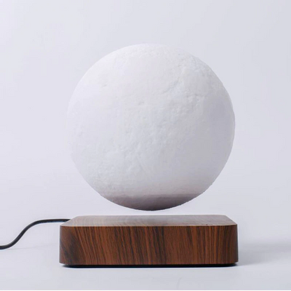 Levitating Moon Lamp – Magnetic Floating Night Light, Wireless Charging Base