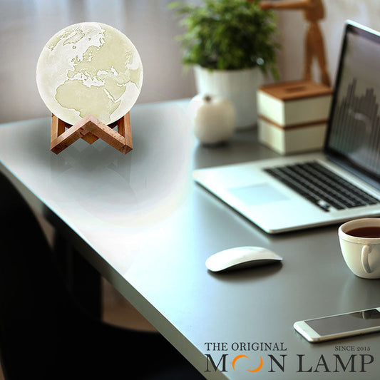 Earth Lamp – 3D Printed Night Light, 7 Sizes