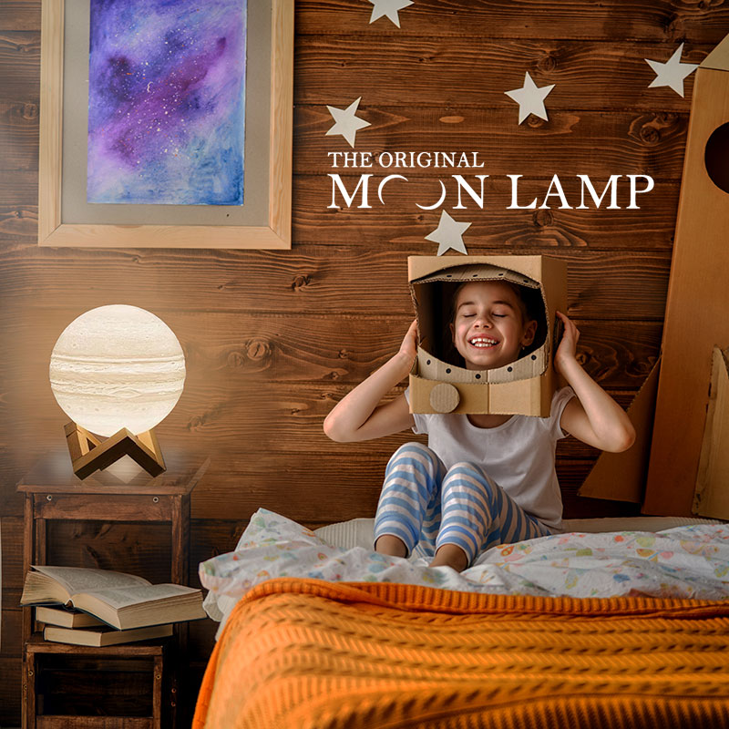 Jupiter Lamp – 3D Printed Night Light, 7 Sizes